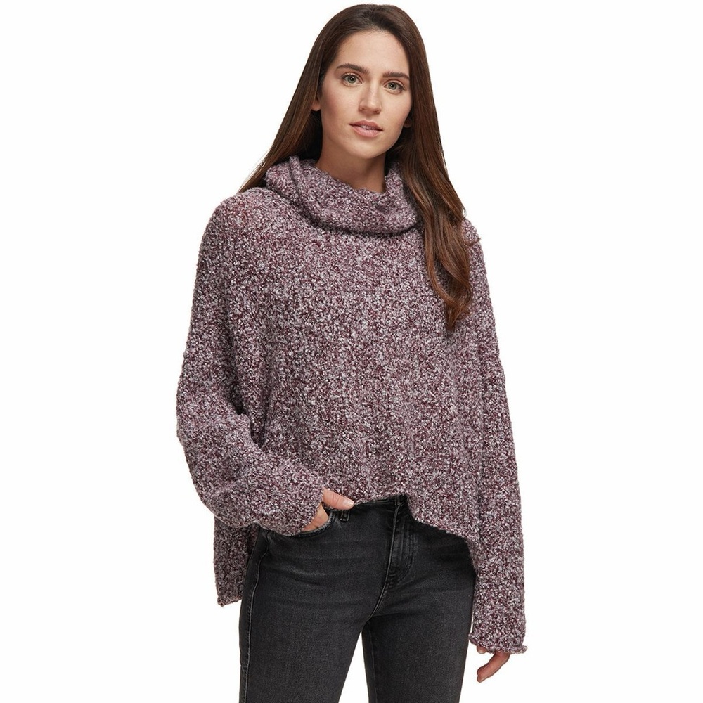 Free People Purple Soft Bff Sweater